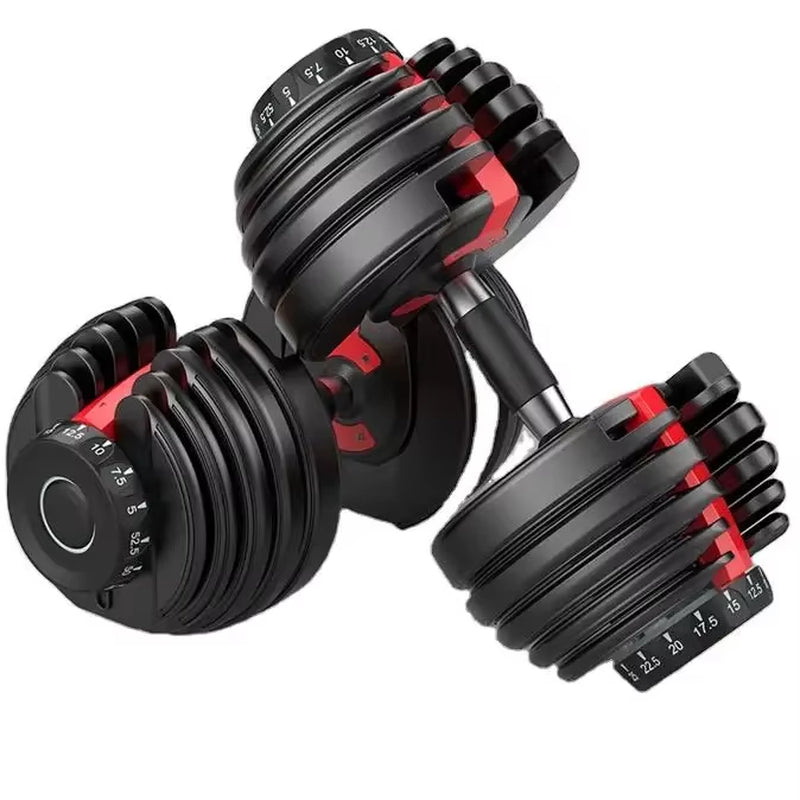 Adjustable Dumbells 24KG Gym Set