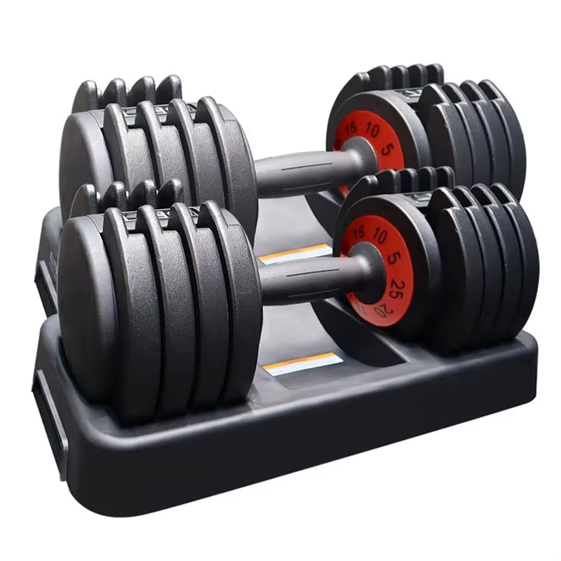 Adjustable Dumbells 24KG Gym Set