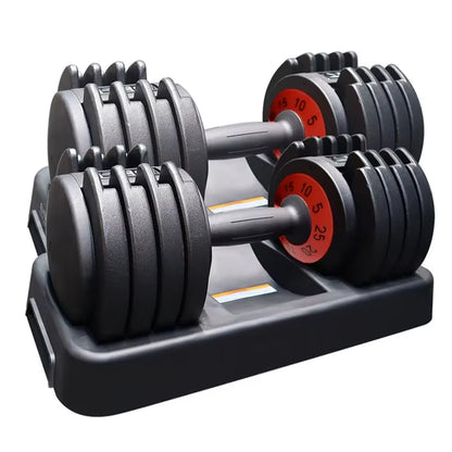 Adjustable Dumbells 24KG Gym Set